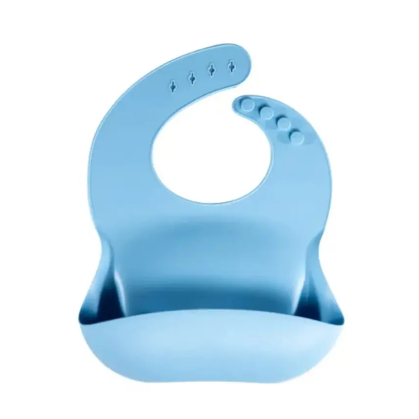 BM Care Silikon Mama Önlüğü Mavi büyük boy - 2