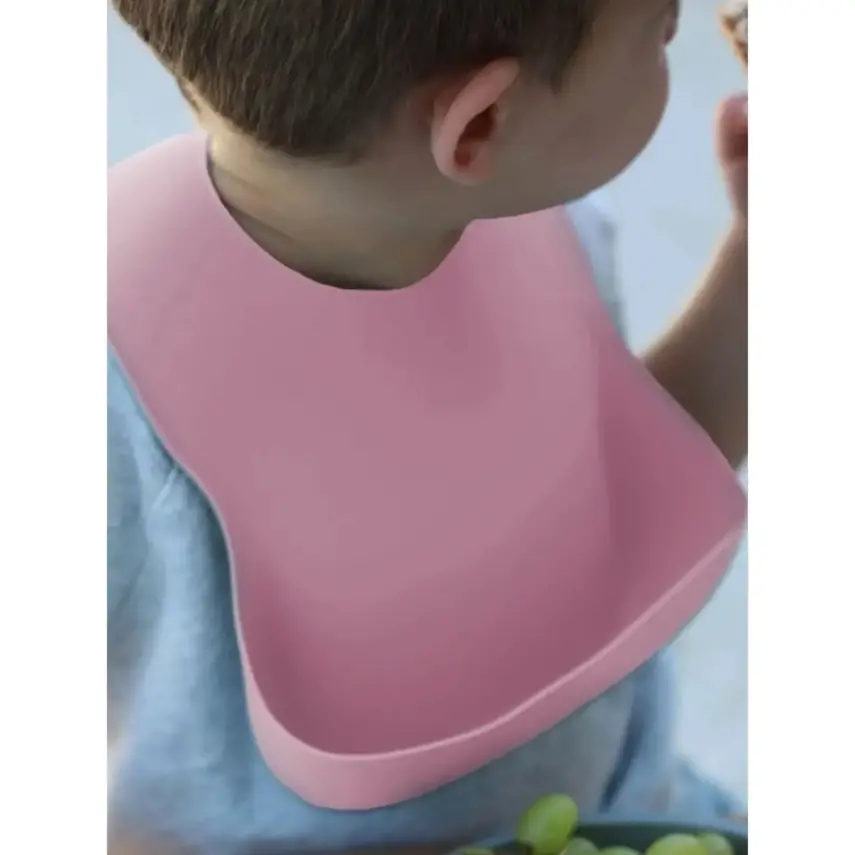 BM Care Silikon  Mama Önlüğü Pembe büyük boy - 16