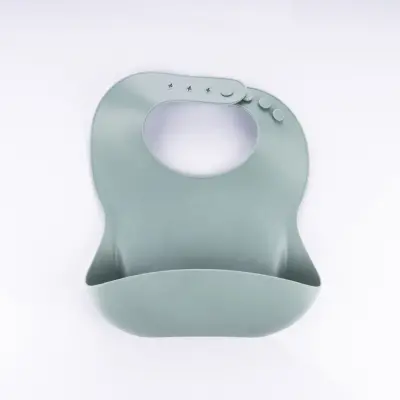 BM Care Silikon Mama Önlüğü Yeşil büyük boy - 7