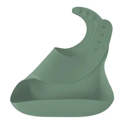 BM Care Silikon Mama Önlüğü Yeşil büyük boy - 4