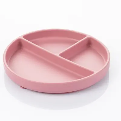 Bm Care Silikon Tabak Vakum Tabanlı Porsiyon 6+ Ay -pembe - 1