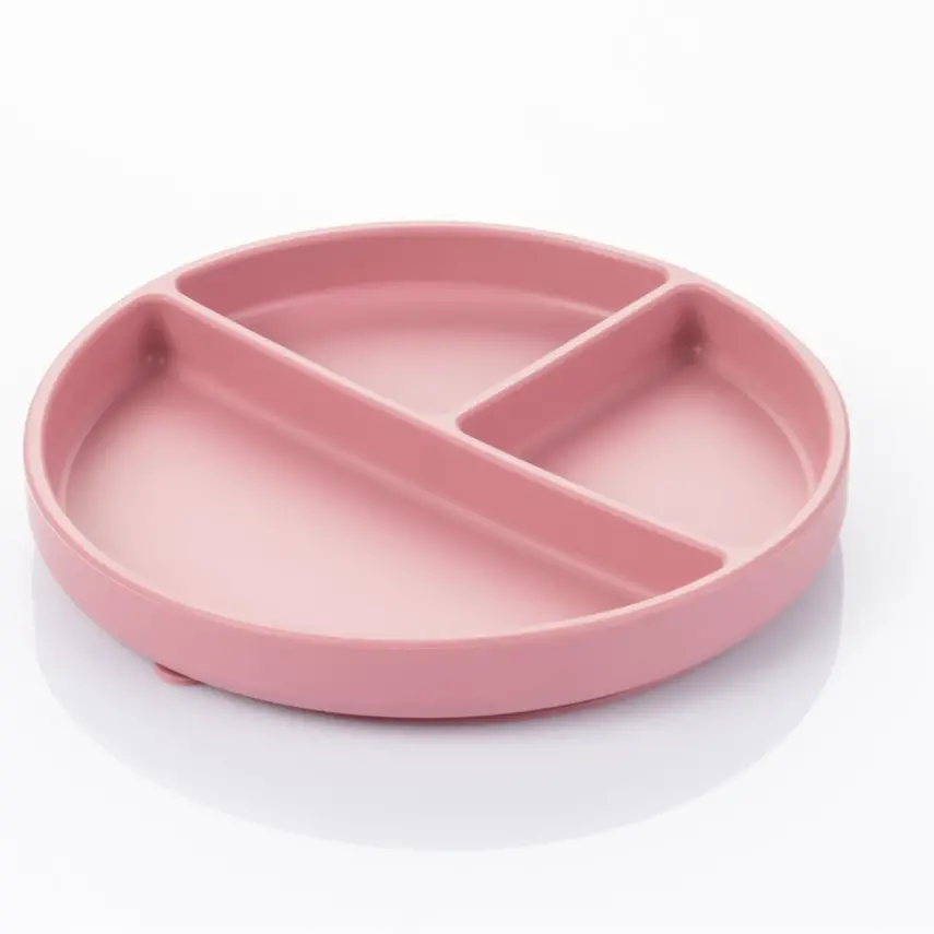 Bm Care Silikon Tabak Vakum Tabanlı Porsiyon 6+ Ay -pembe - 4