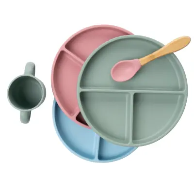 Bm Care Silikon Tabak Vakum Tabanlı Porsiyon 6+ Ay -pembe - 15