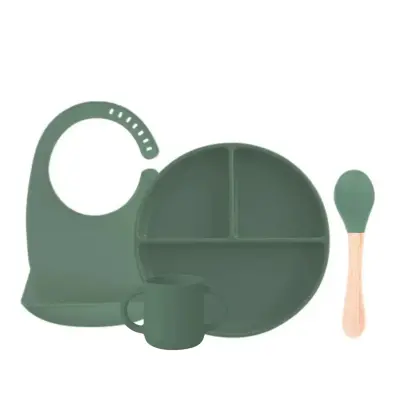 BM Care  Slilkon Beslenme Seti 4lü Yeşil 