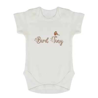 Bm Fabric Kuş Desenli Yenidoğan 5'li Hastane Çıkışı Unisex - 4