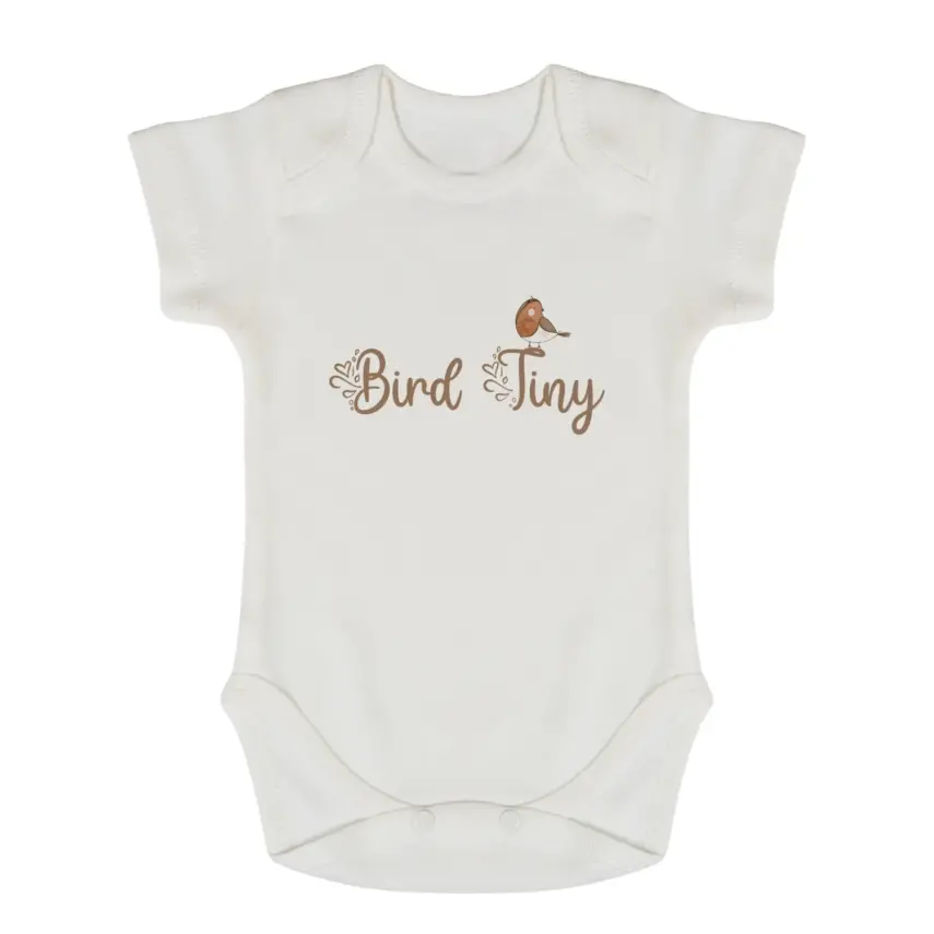 Bm Fabric Kuş Desenli Yenidoğan 5'li Hastane Çıkışı Unisex - 4