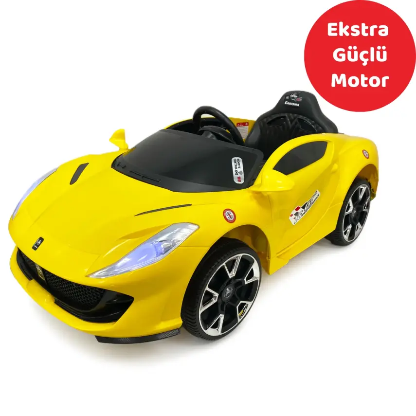 Bm Toys Carisma Gt Kumandalı Akülü Araba 4*2 12 Volt Sarı - 6