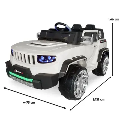 BM Toys Grande Akülü Araba Kumandalı 4*4 12 Volt Beyaz - 3
