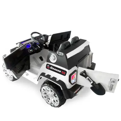 BM Toys Grande Akülü Araba Kumandalı 4*4 12 Volt Beyaz - 9