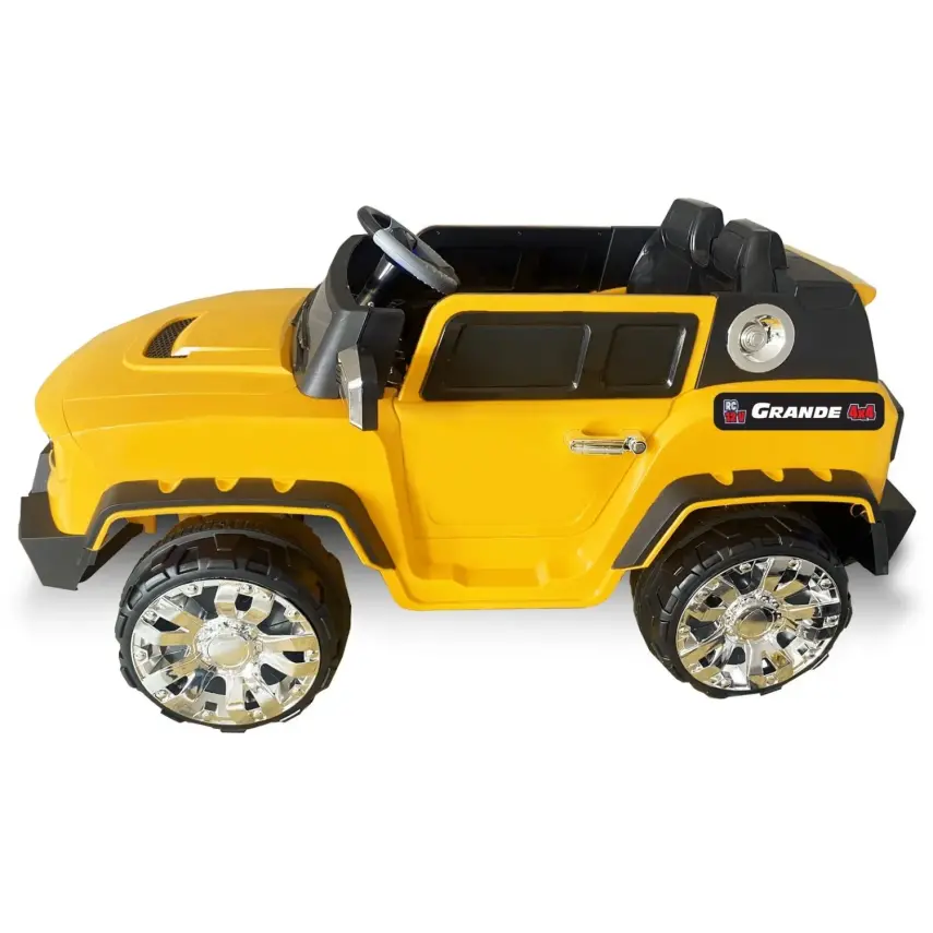 BM Toys Grande Akülü Araba Kumandalı 4*4 12 Volt Sarı - 5