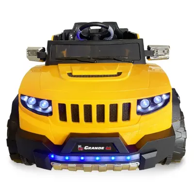 BM Toys Grande Akülü Araba Kumandalı 4*4 12 Volt Sarı - 3