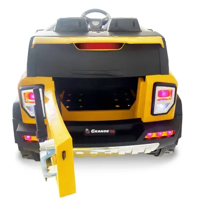 BM Toys Grande Akülü Araba Kumandalı 4*4 12 Volt Sarı - 7