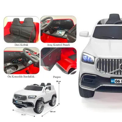 Bm Toys Potenza Kumandalı Akülü Araba 4*2 12 Volt Beyaz - 7