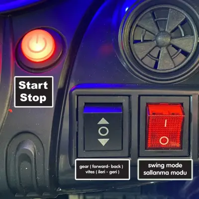 BM Toys Primero Akülü Araba Kumandalı 4*2 12 Volt Beyaz - 6