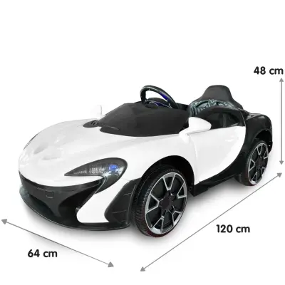 BM Toys Primero Akülü Araba Kumandalı 4*2 12 Volt Beyaz - 9