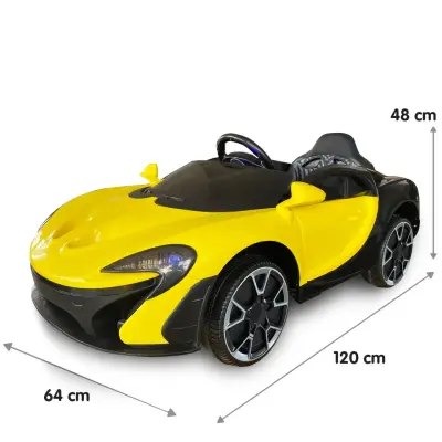 BM Toys Primero Akülü Araba Kumandalı 4*2 12 Volt Sarı - 8
