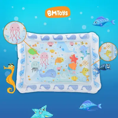 Bm Toys Tummy Time Şişme Bebek Su Oyun Matı - 5
