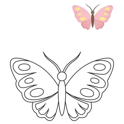 Boyama Kitabım Kelebekler - 3