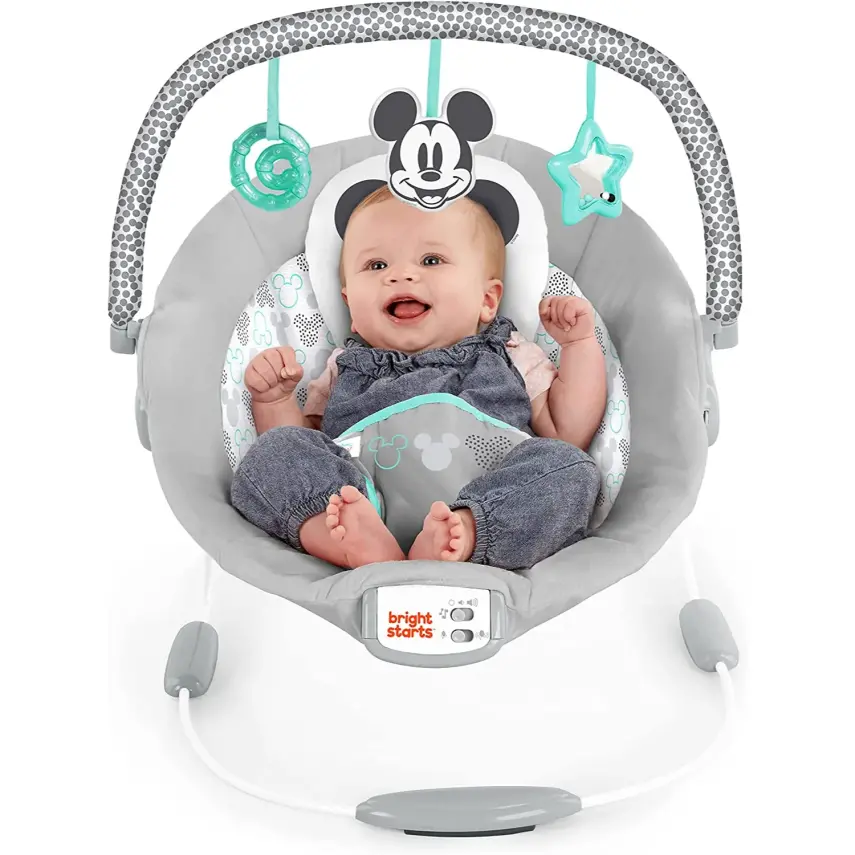 Bright Starts Müzikli Titreşimli Ana Kucağı Mickey Mouse - 6