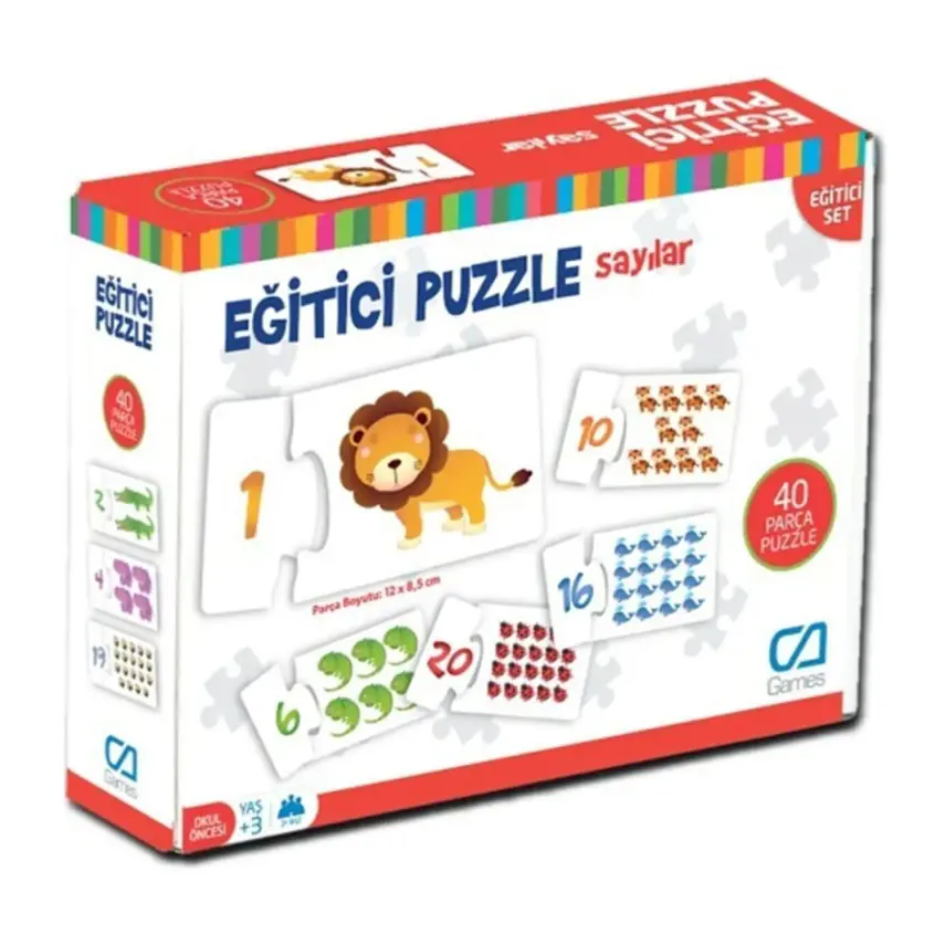 Ca Games Eğitici Puzzle - Sayılar - 1