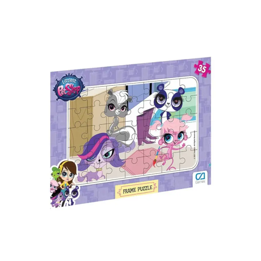 Ca Games Lıttlest Pet Shop Frame Puzzle 35 Parça - 1
