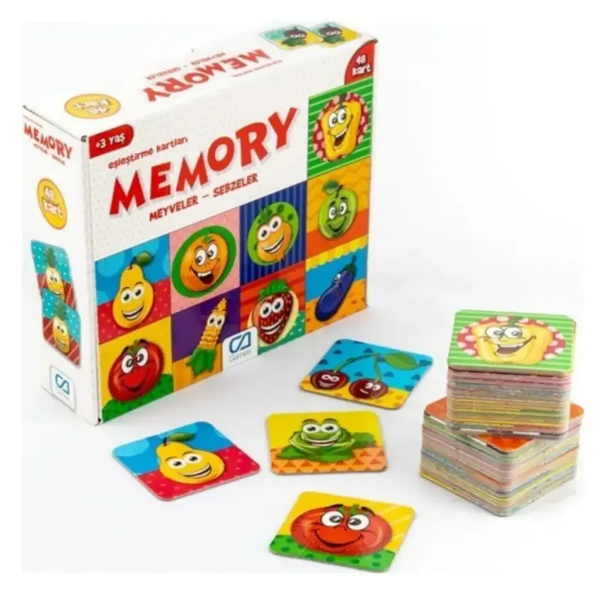 Ca Games Memory Meyveler - Sebzeler - 2