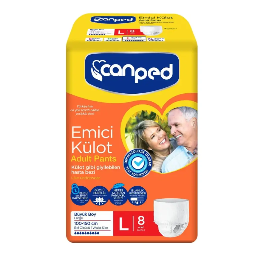Canped Emici Külot 8li L Beden - 1