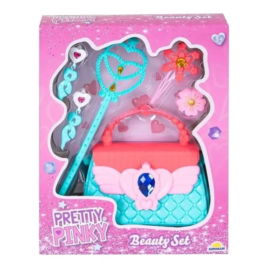 Çantalı Asalı Tokalı Aksesuar Seti 6 Parça  - 1