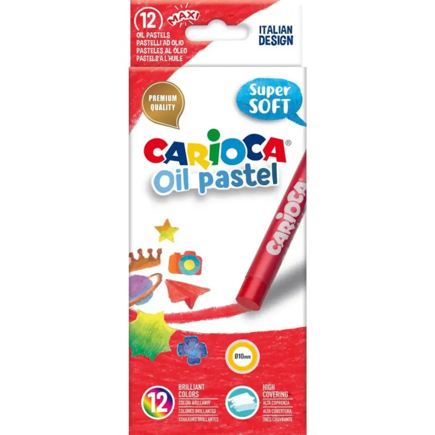 Carioca Yağlı Pastel Boya 12li - 1