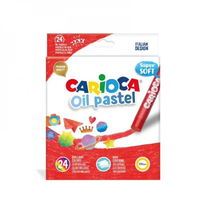 Carioca Yağlı Pastel Boya 24'Lü - 1