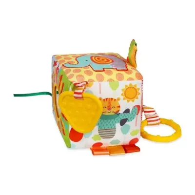 Carnival Baby&Kids Orman Arkadaşları Duyusal Yumuşak Askılı Aktivite Küpü  - 4