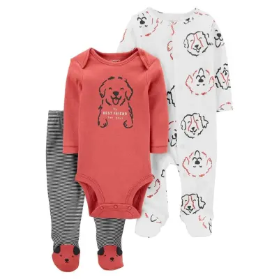 Carter's 3lü Takım Çok Renkli