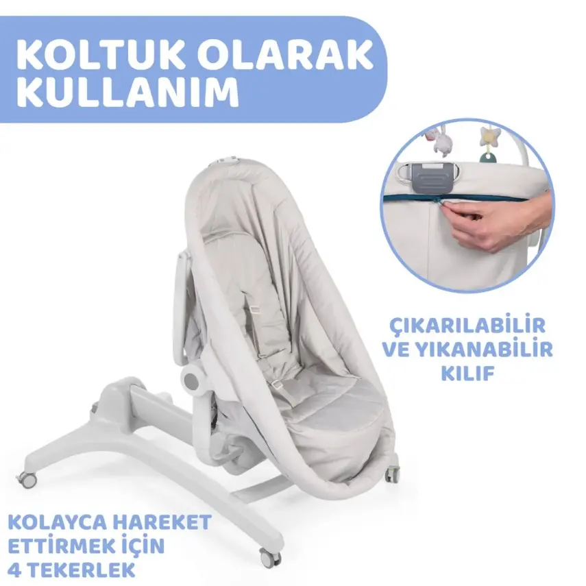 Chicco Baby Hug 4 in 1 Ana Kucağı Glacial - 7