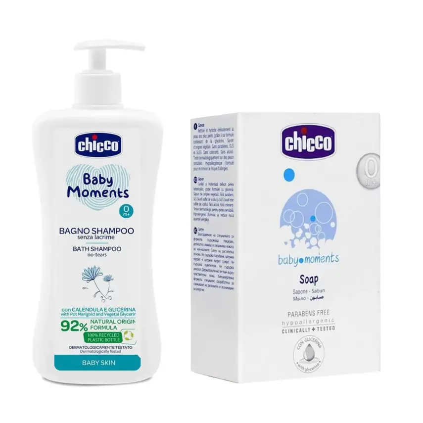 Chicco Baby Moments Bebek Şampuan + Bebek Sabunu (Avantaj Paketi) - 3
