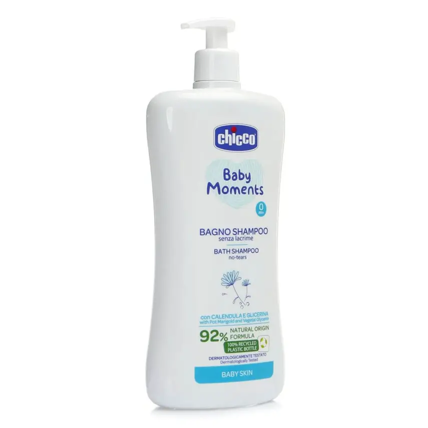 Chicco Baby Moments Doğal Göz Yakmayan Bebek Saç ve Vücut Şampuanı 750 ml - 17