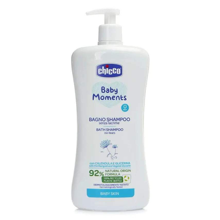 Chicco Baby Moments Doğal Göz Yakmayan Bebek Saç ve Vücut Şampuanı 750 ml - 13