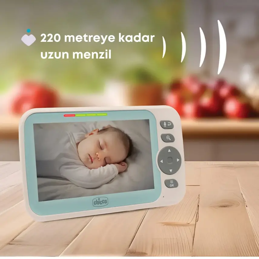Chicco Baby Monitor Evolution Gece Görüşlü Çift Yönlü Bebek Kamerası 5 İnç - 8