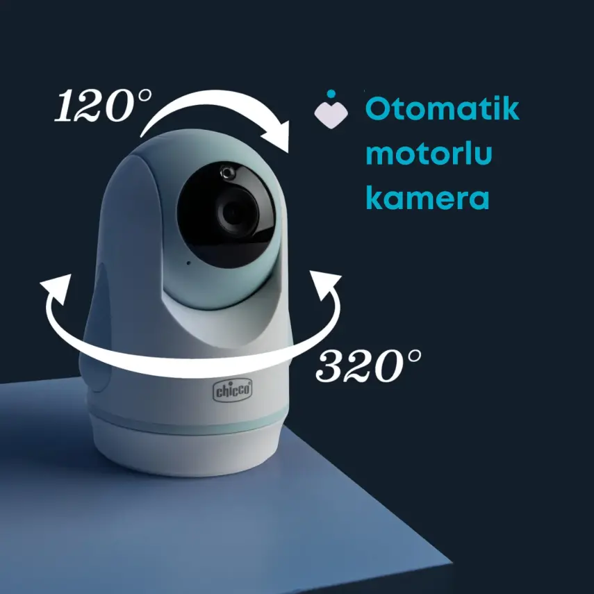Chicco Baby Monitor Evolution Gece Görüşlü Çift Yönlü Bebek Kamerası 5 İnç - 10