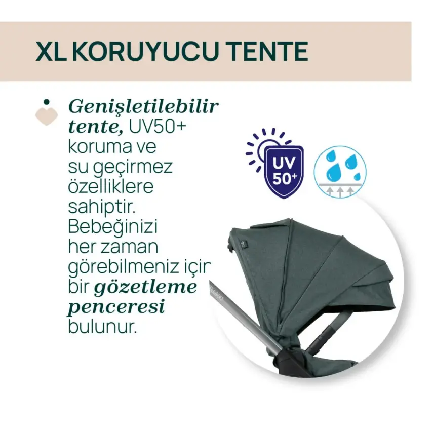 Chicco Bellagio Çift Yönlü Tek Elle Katlanır Kompakt Kabin Bebek Arabası  Fir Tree - 7