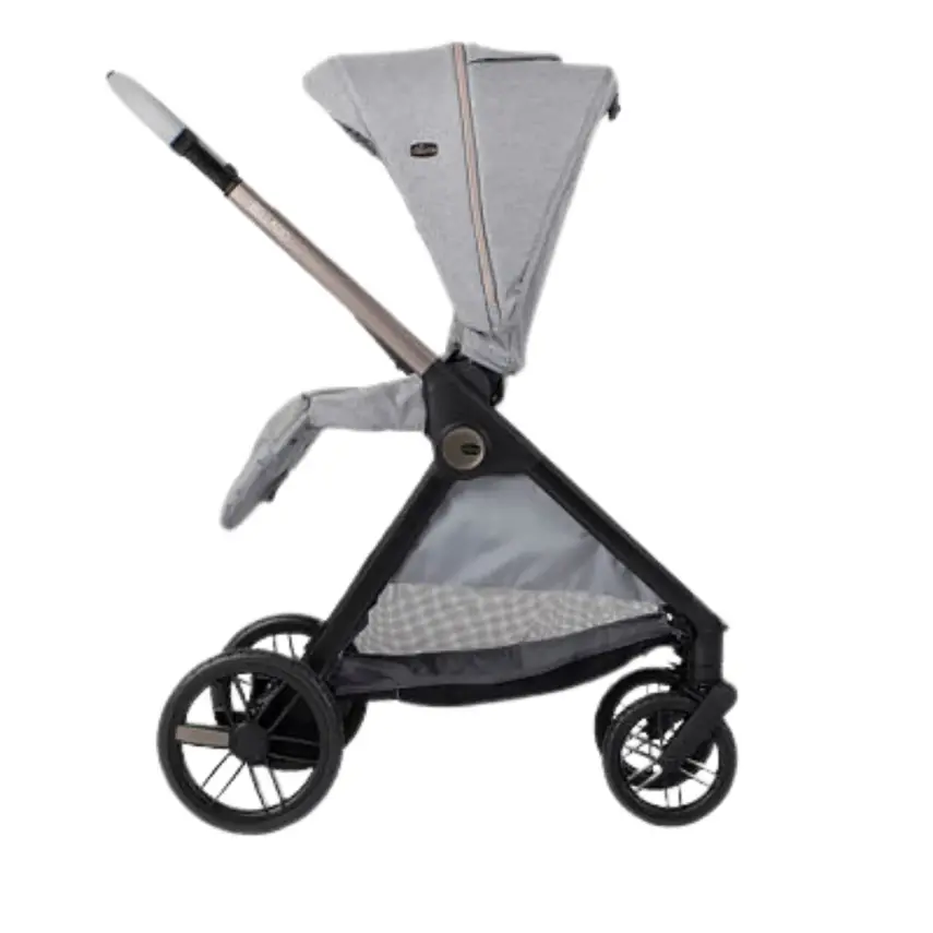 Chicco Bellagio Çift Yönlü Tek Elle Katlanır Kompakt Kabin Bebek Arabası Lunar Rock - 10