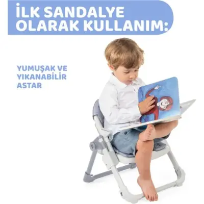 Chicco Chairy Portatif Mama Sandalyesi Bunny - 2
