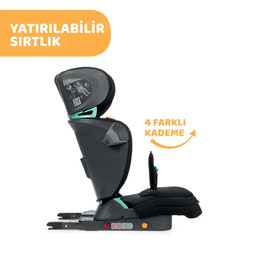 Chicco Fold Go Katlanabilir I-Size Çocuk Bebek Oto Koltuğu 15-36 Kg Omra - 6