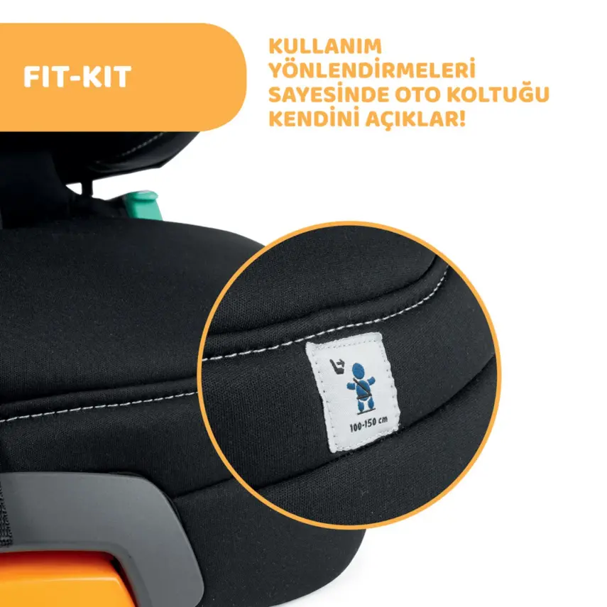 Chicco Fold Go Katlanabilir I-Size Çocuk Bebek Oto Koltuğu 15-36 Kg Omra - 11