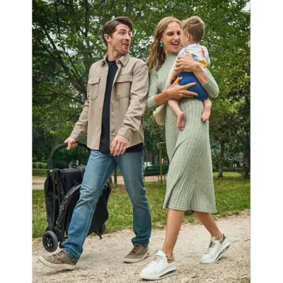 Chicco Glee Güneş-Su Geçirmez Otomatik Katlanan Kabin Bebek Arabası Playful Black - 11