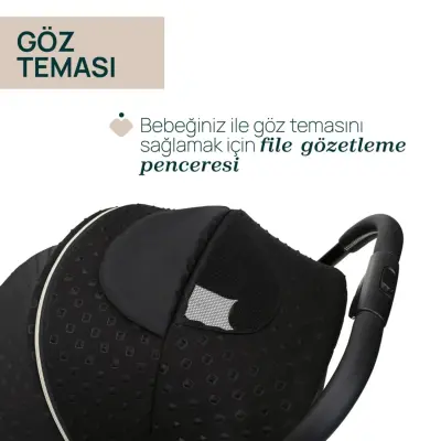 Chicco Goody Xplus Kabin Travel Sistem-Seyahat Sistem Bebek Arabası Black Re_Lux - 9