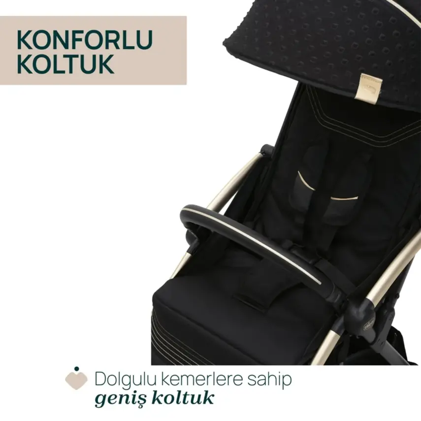 Chicco Goody Xplus Kabin Travel Sistem-Seyahat Sistem Bebek Arabası Black Re_Lux - 12