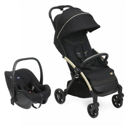 Chicco Goody Xplus Kabin Travel Sistem-Seyahat Sistem Bebek Arabası Black Re_Lux