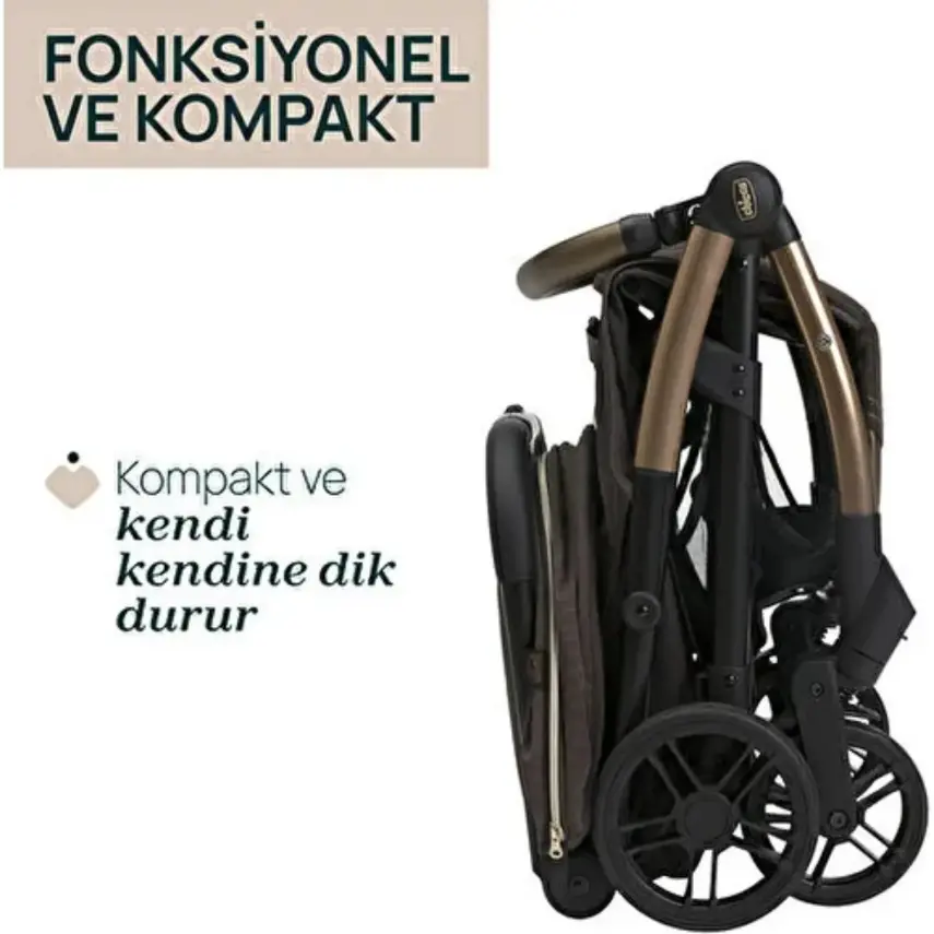 Chicco Goody Xplus Kabin Travel Sistem-Seyahat Sistem Bebek Arabası Bronze Lizard Re_Lux - 3