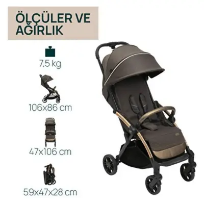 Chicco Goody Xplus Kabin Travel Sistem-Seyahat Sistem Bebek Arabası Bronze Lizard Re_Lux - 7