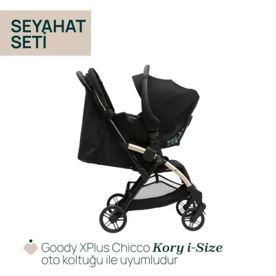 Chicco Goody Xplus Kabin Travel Sistem-Seyahat Sistem Bebek Arabası Dark Shadow - 16